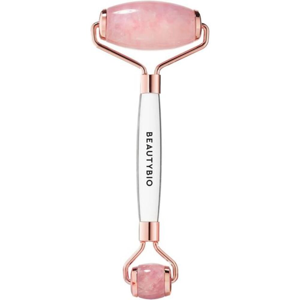 BEAUTY BIO Rose Quartz Stone Face/Eye/Body Roller - New In box